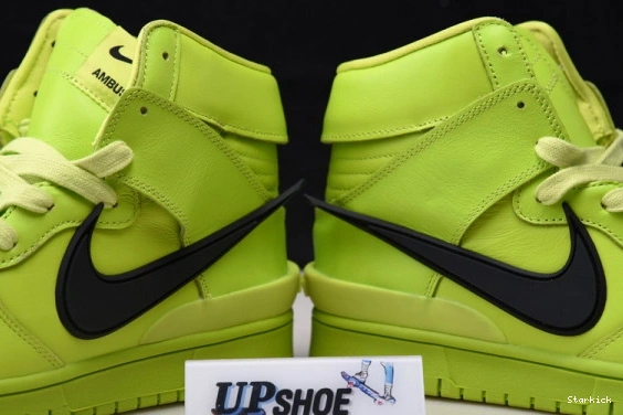 Flash CU7544-300 Nike Lime Dunk AMBUSH High 1226